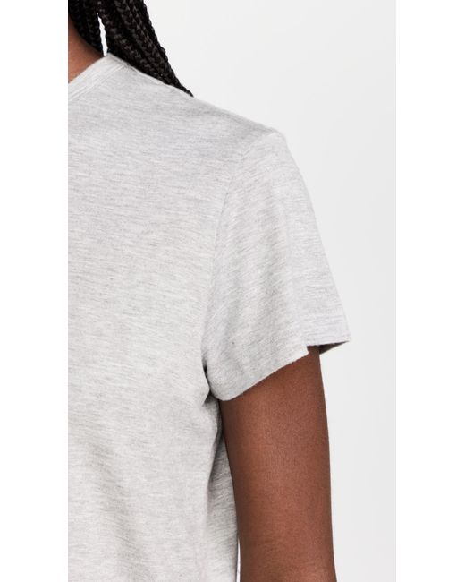 Agolde Black Adine Shrunken Tee