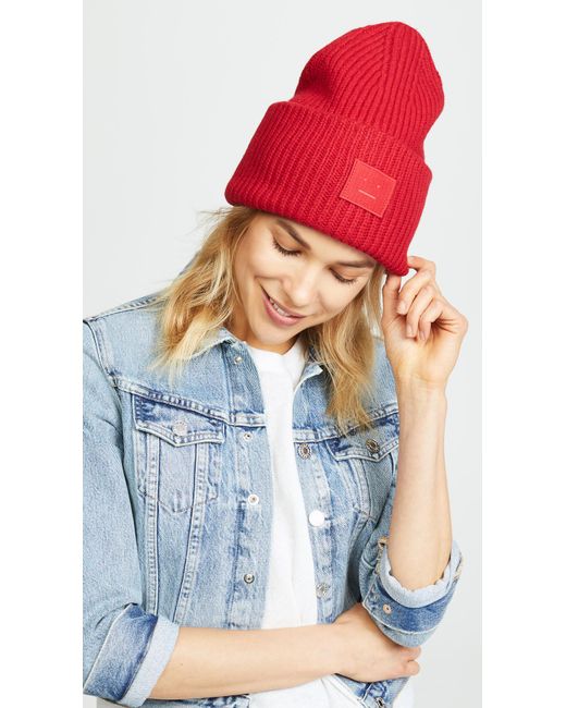 Acne Studios Pansy N Face Beanie In 