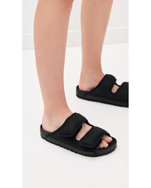 Birkenstock Black Cosy Exq Syn Port Royale Sandals