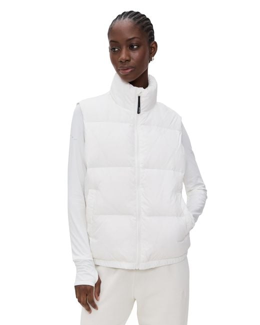 Splits59 White Summit Nylon Puffer Vest