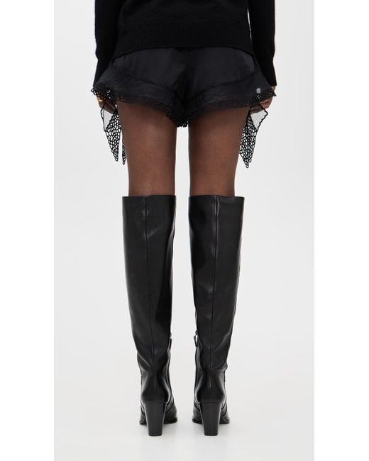 Stuart Weitzman Black Jolene Boots