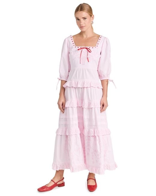 knee length dresses for ladies Iris Bow Midi Dress main image 1