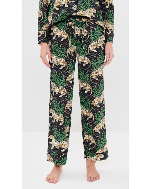 Printfresh Green Bagheera Long Pj Set