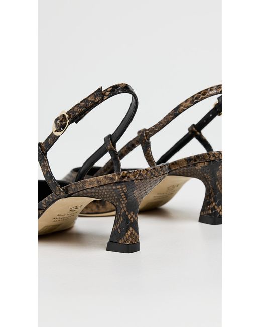 Stuart Weitzman Black Vinnie Slingback Pumps 50Mm