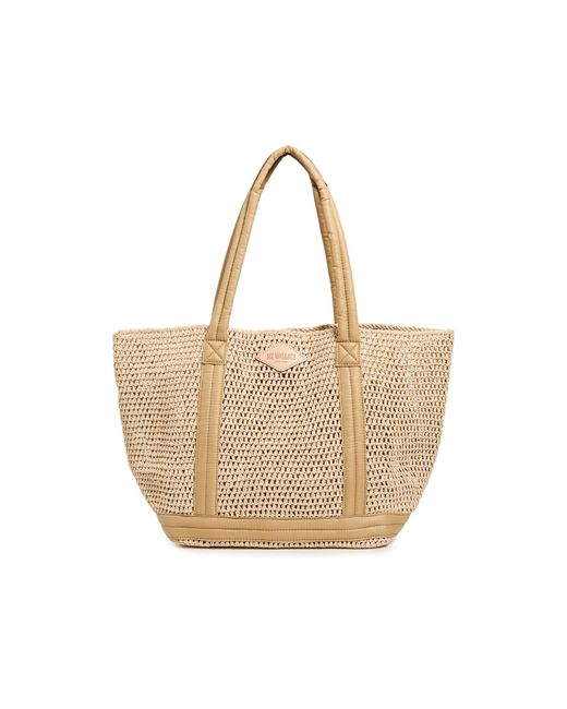 MZ Wallace Natural Medium Crochet Tote