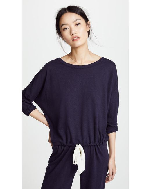 eberjey heather slouchy tee