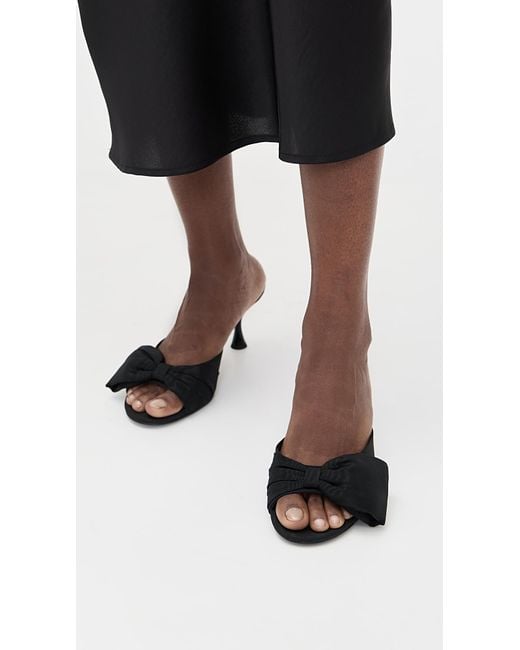 Sam Edelman Black Ragan Bow Mules