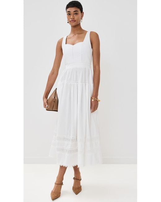 Ulla Johnson White Isadora Dress