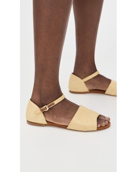 Staud White Catherine Sandals