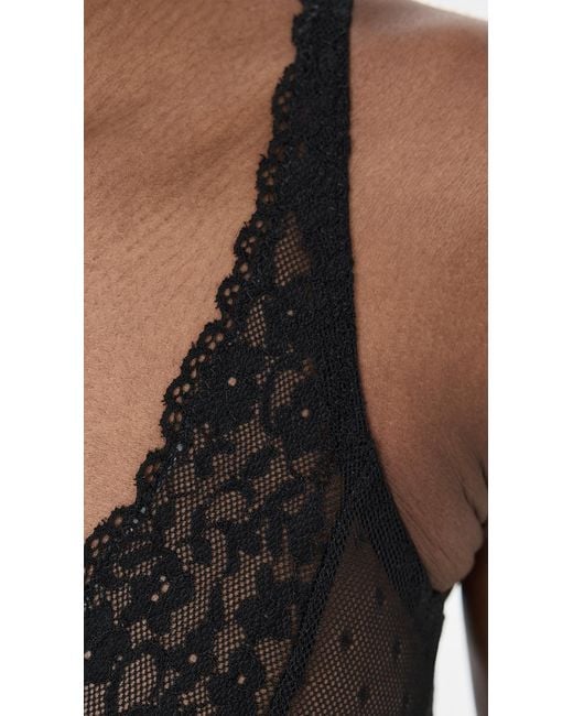 Commando Black Double Take Lace Bralette