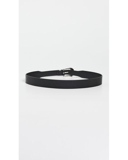 Andersons Black Western Leather Belt for men