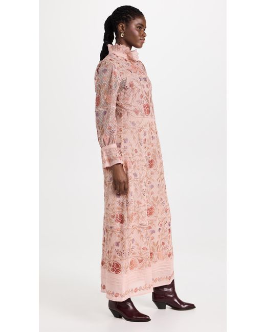 Antik Batik Pink Ari Long Dress