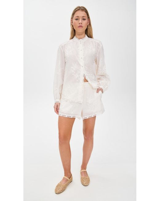 Cami NYC White Eila Shorts