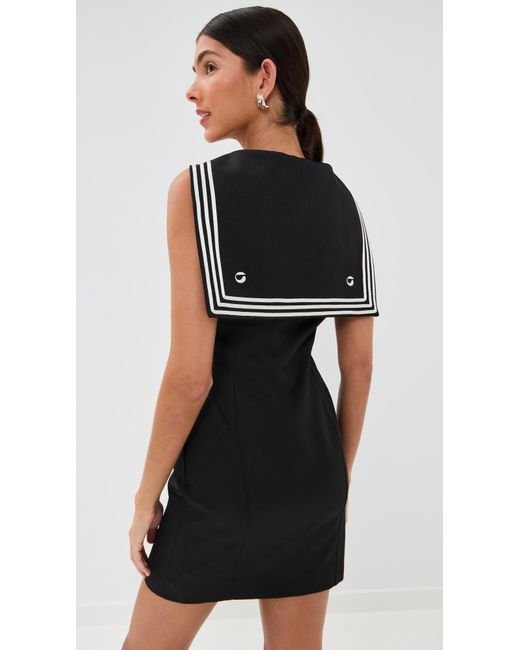 coperni dress black Coperni Spiral Cotton Mini Dress main image 0
