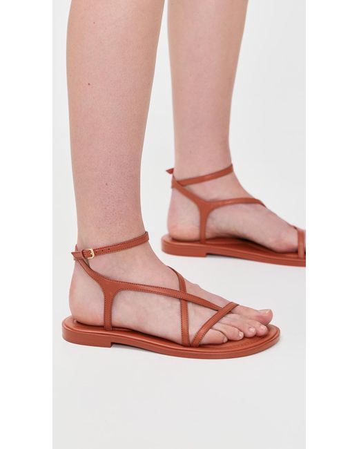A.Emery Red A. Emery Edna Sandals