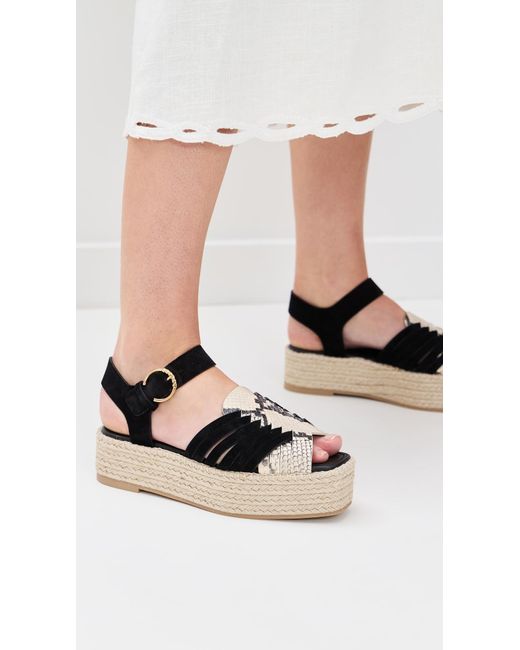 Ulla Johnson Black Elsa Espadrilles