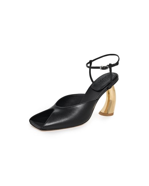 A.W.A.K.E. MODE Black A. W.A. K.E. Mode Giustine Sandals