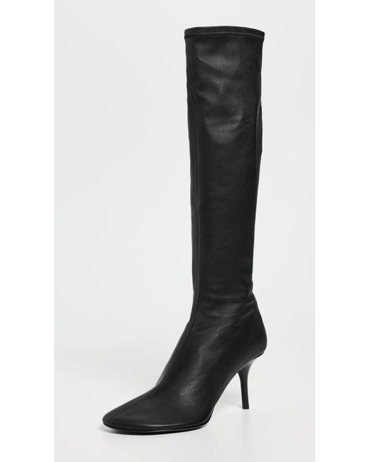 Acne Black High Leather Boots