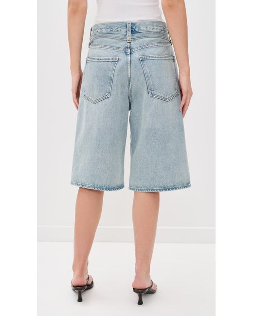 Agolde Blue Emmi Shorts