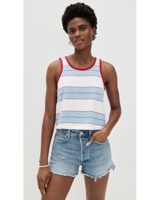 Re/done Multicolor Bama Tank