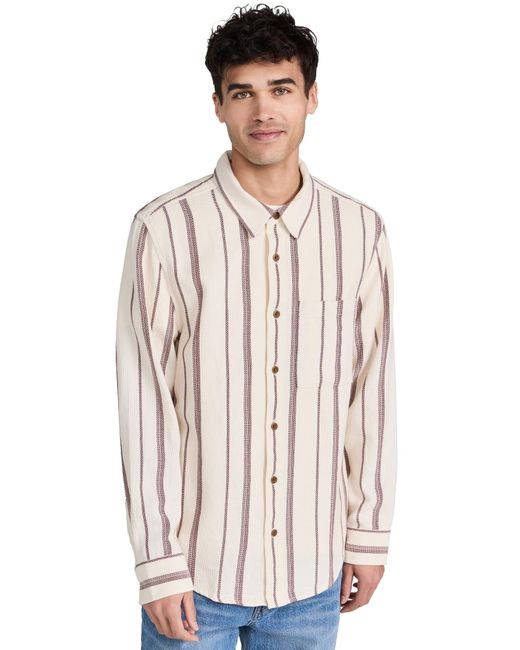 Madewell Natural Easy Long-sleeve Shirt In Cotton Dobby for men