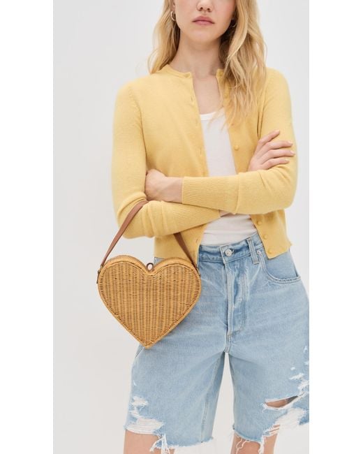 Serpui White Pulsating Heart Bag