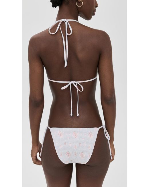 LoveShackFancy Multicolor Saoirse Bikini