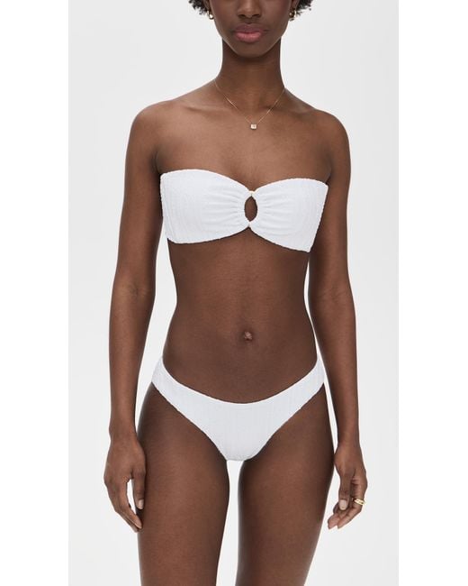 LSPACE Brown Jasper Bikini Top