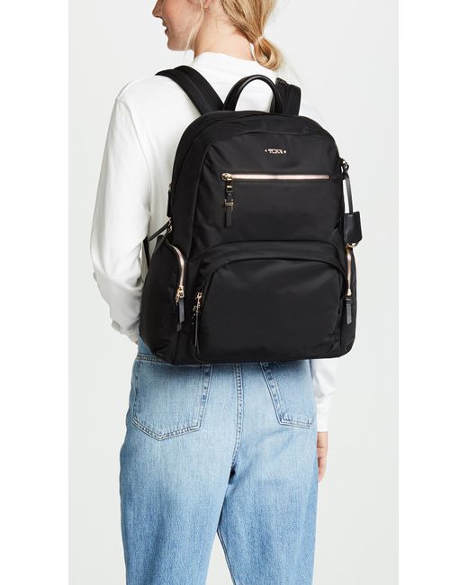 tumi carson backpack black