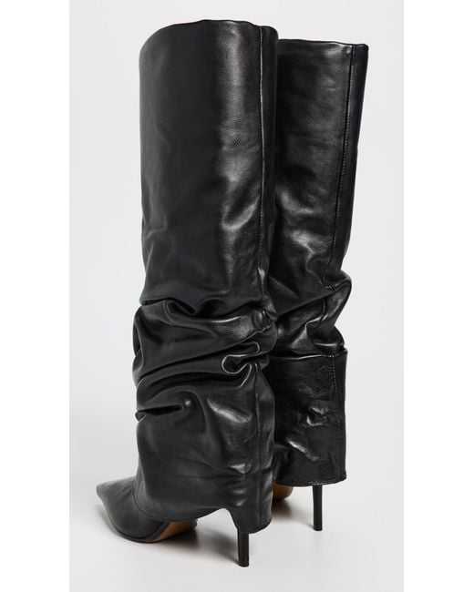 SCHUTZ SHOES Mikki Up Cloak Boots in Black Lyst Canada