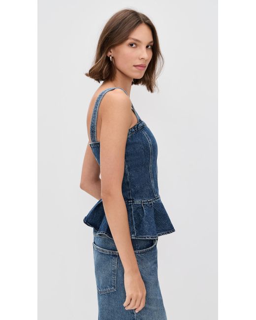 seventy + mochi Blue Mila Top