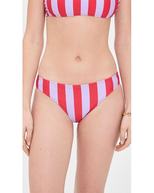 Solid & Striped Pink The Elle Bikini Bottoms