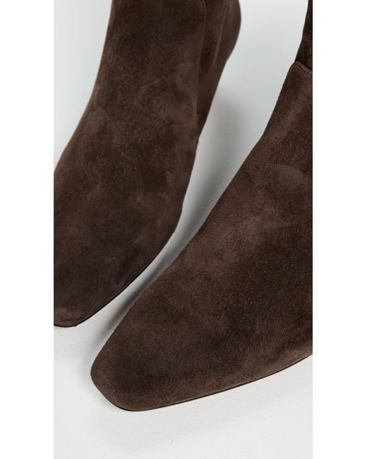 Madewell Brown The Dimes Kitten Heel Boots