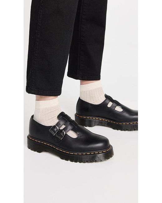 Dr. Martens 8065 Ii Bex Smooth Leather Platform Mary Jane Shoes in ...