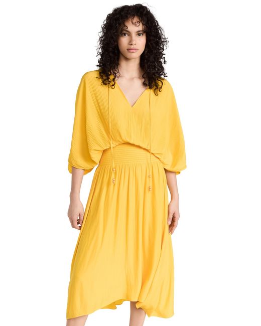 Ramy Brook Yellow Harmonie Dress