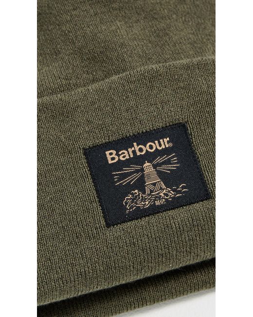 Barbour Green Harton Beanie for men