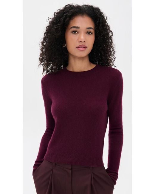 ÉTERNE Purple Francis Cashmere Sweater