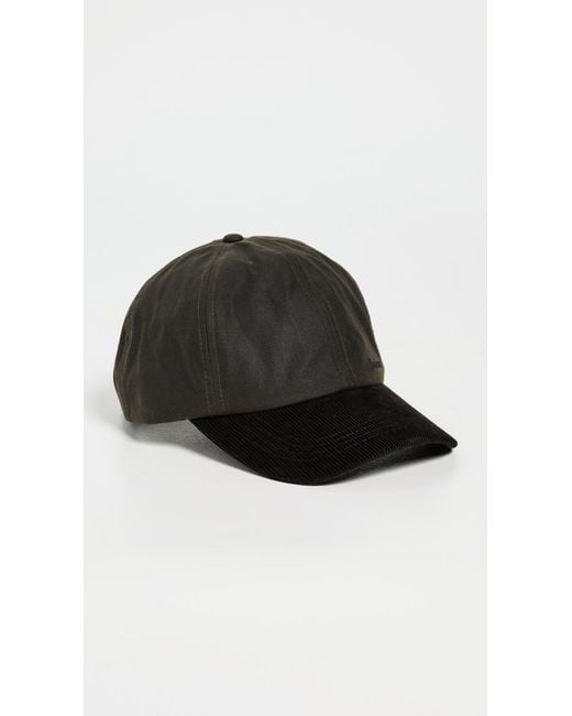 Barbour Black Ashby Cap for men