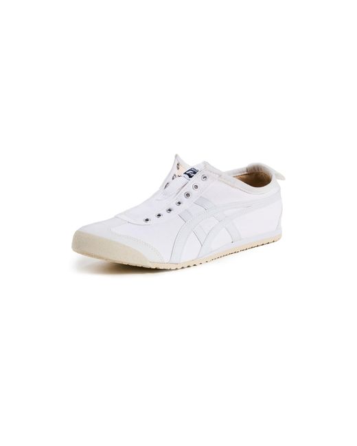 Buy Onitsuka Tiger GSM Lace-Up Shoes | White Color Women | AJIO LUXE