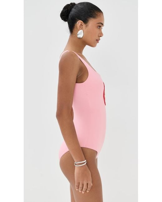 Staud Pink Lea One Piece