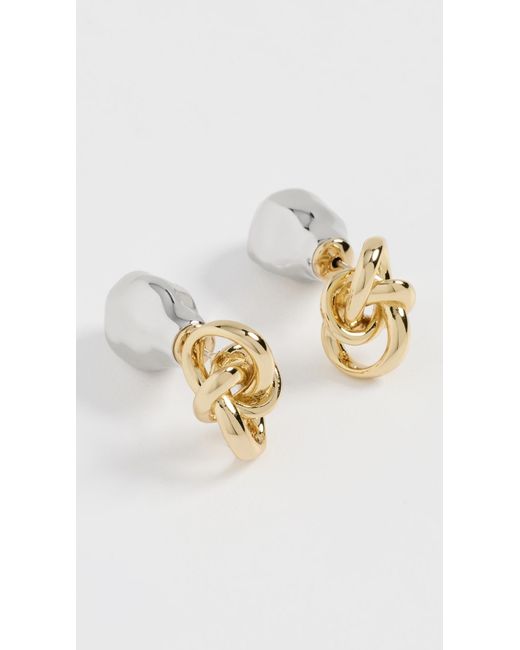 DEMARSON White Taylor Earrings