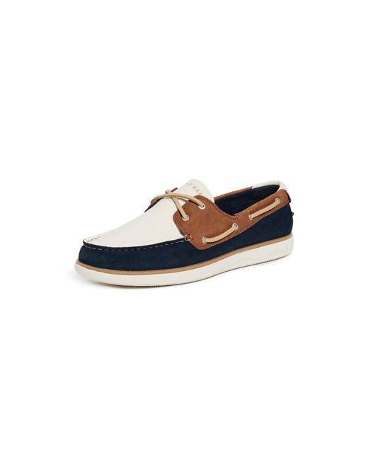 Cole Haan Black Grandpr Windward Boat Shoes for men