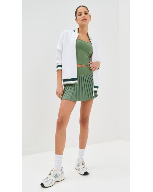 Z Supply Green Playing Doubles Skirt