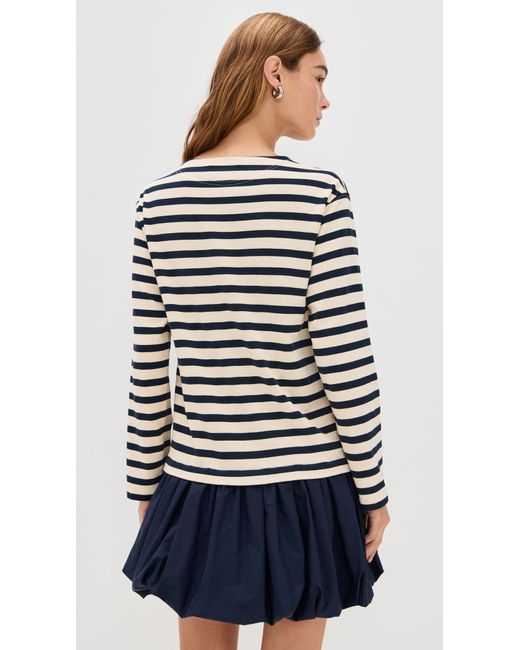 Sea Black Athena Solid Combo T-Shirt Bubble Dress