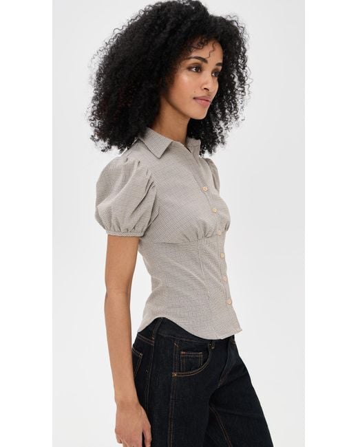 Lioness White Mon Cheri Blouse
