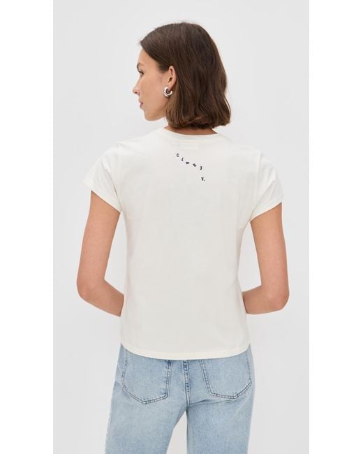Clare V. White Classic Tee
