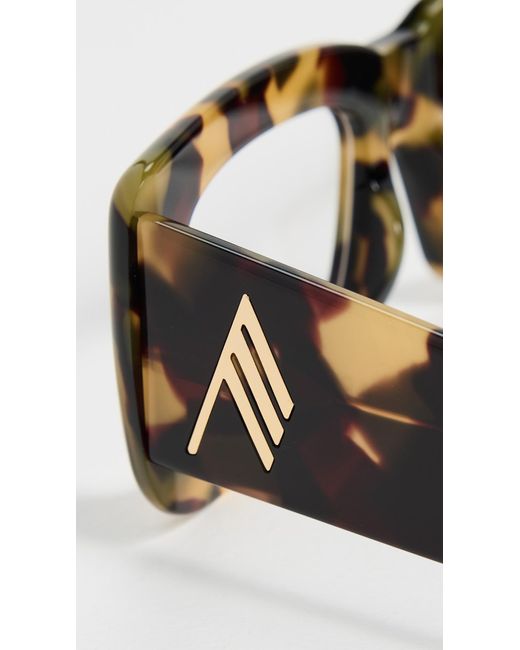 The Attico Black Marfa Glasses
