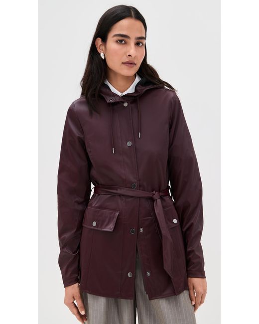 Rains Red Curve Jacket