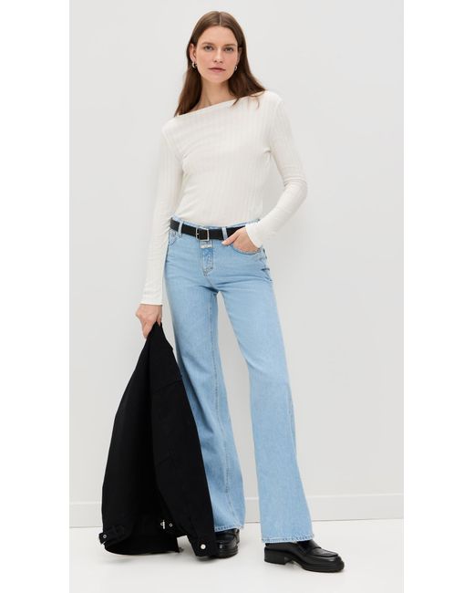 Closed White Long Sleeve Tee