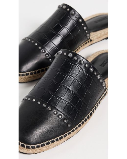 L'Agence Black Helenor Espadrilles